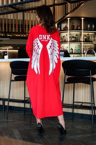 Платье Крылья`23 красное 