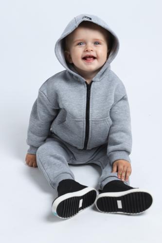 Штаны утеплённые серый меланж Baby