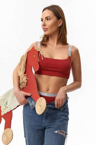 Топ на бретелях