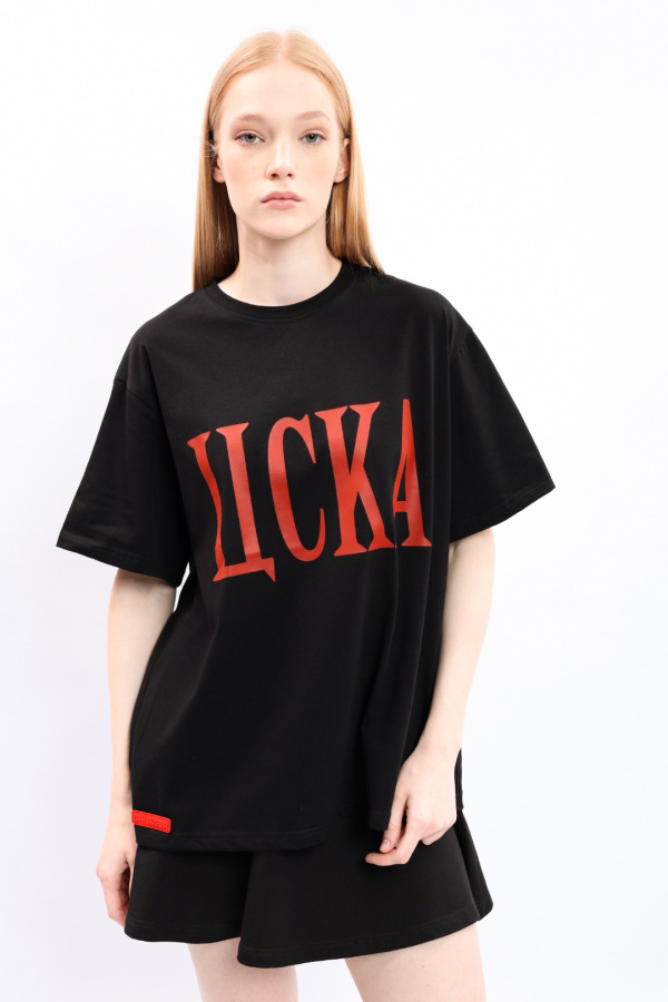 Футболка ЦСКА черная