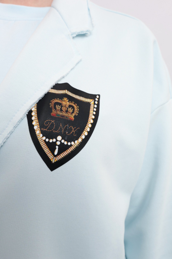 Пиджак Герб голубой