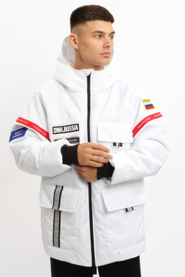 Куртка РОСКОСМОС&DNK белая