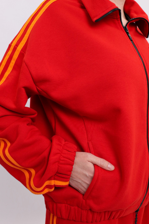 Толстовка Герб красная