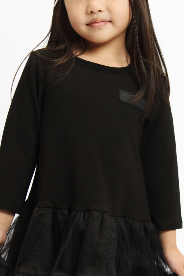 Платье с фатиновой юбкой