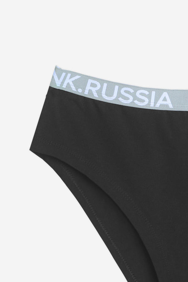 Трусы высокие серые