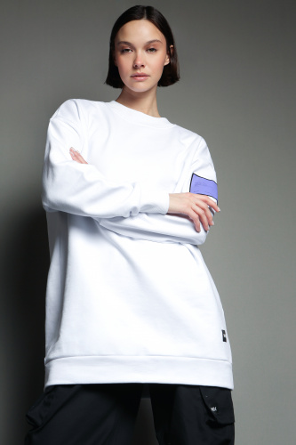 Свитшот Oversize белый