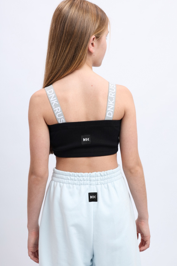 Топ в рубчик синий Топ в рубчик синий