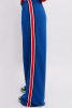 Брюки Палаццо синие с лампасами