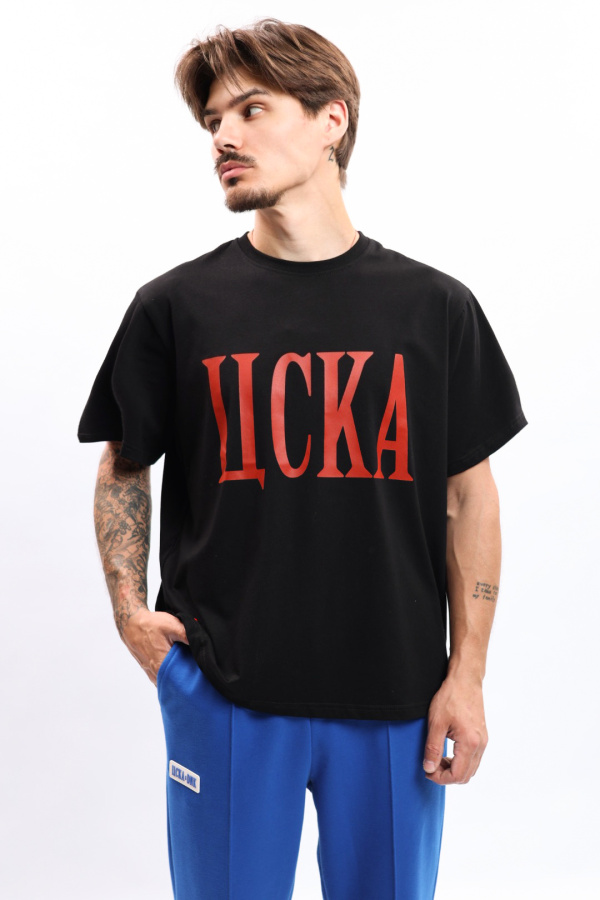 Футболка ЦСКА черная