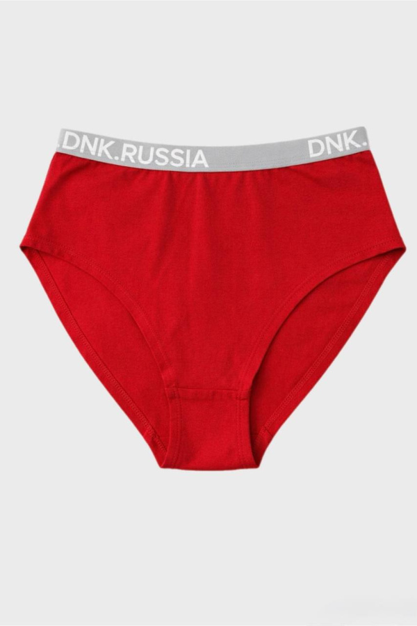 Трусы высокие красные