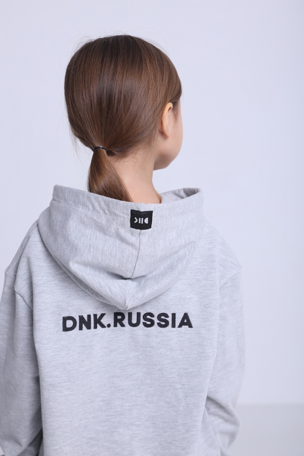 Олимпийка с капюшоном серая Kids