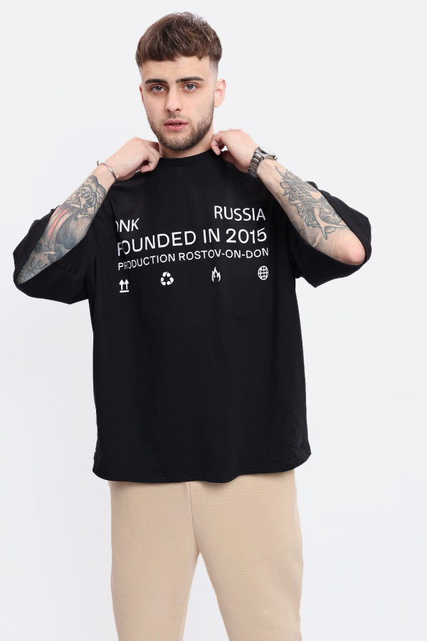 Футболка с принтом