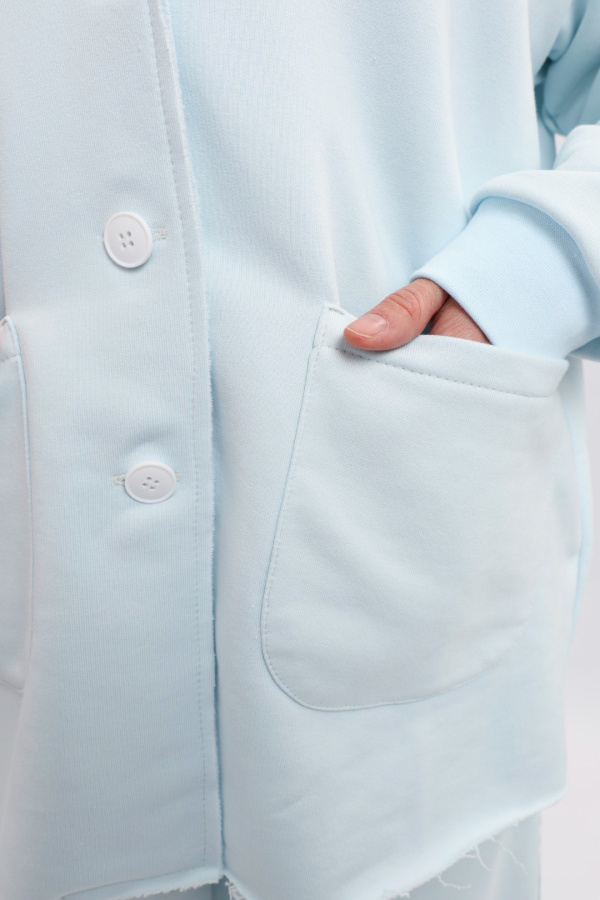 Пиджак Герб голубой