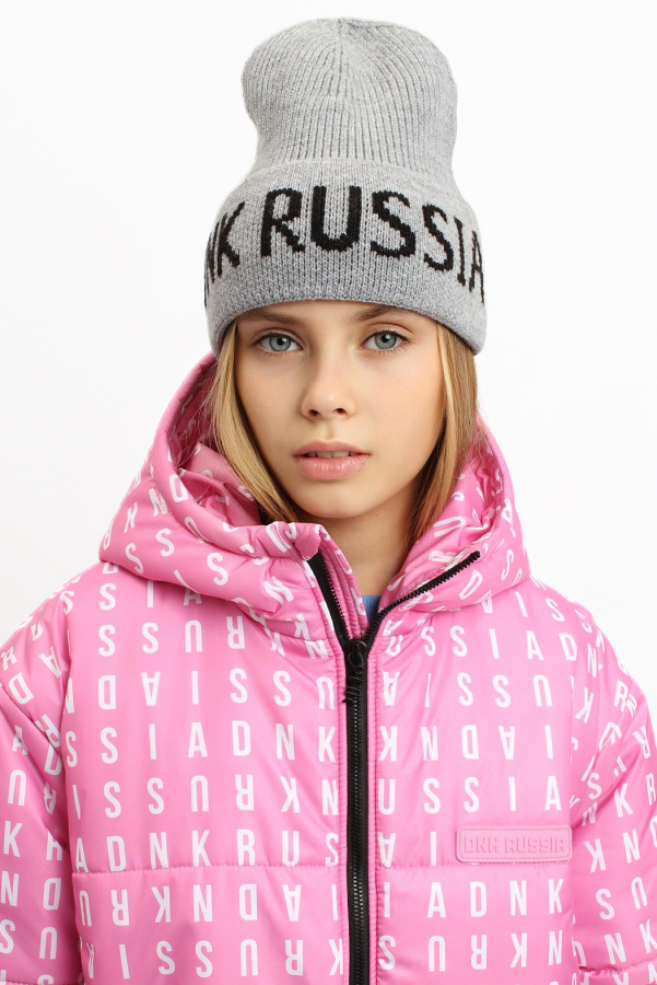 Шапка серая