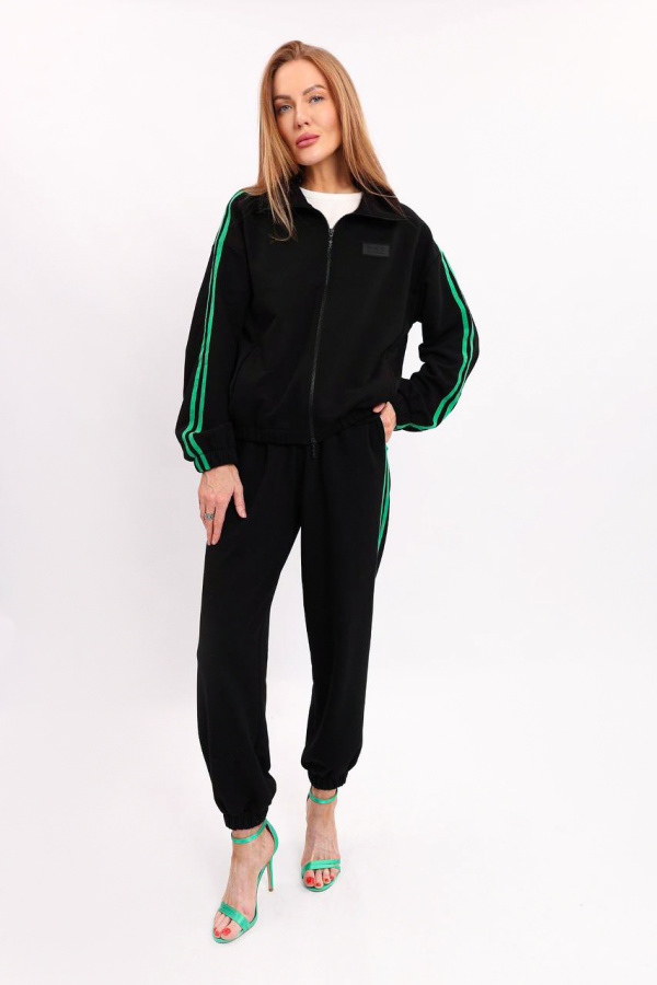 Толстовка на молнии черная