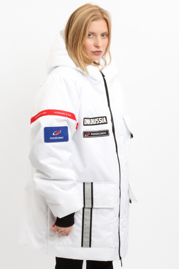 Куртка РОСКОСМОС&DNK белая
