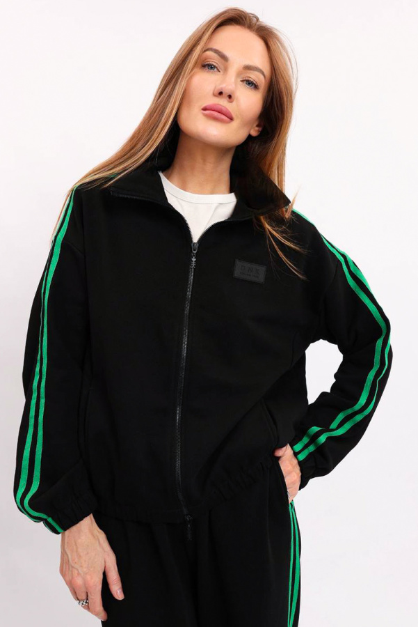 Толстовка на молнии черная