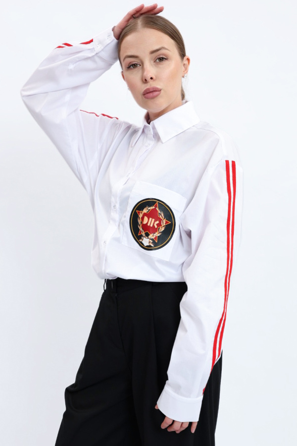 Рубашка с лампасами