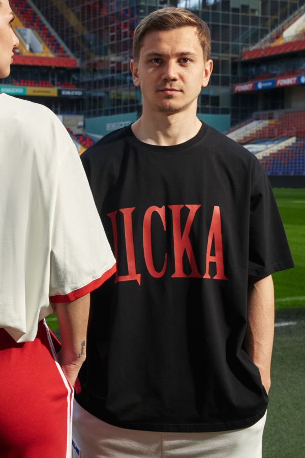 Футболка ЦСКА черная