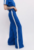Брюки Палаццо синие с лампасами