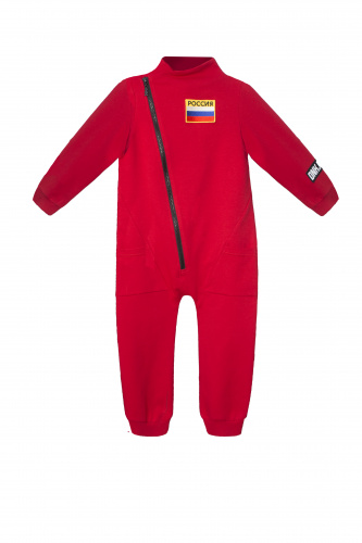 Комбинезон РОСКОСМОС & DNK красный Baby