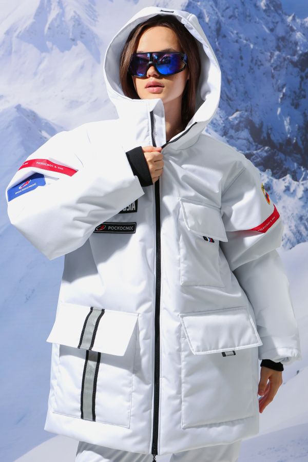 Куртка РОСКОСМОС&DNK белая