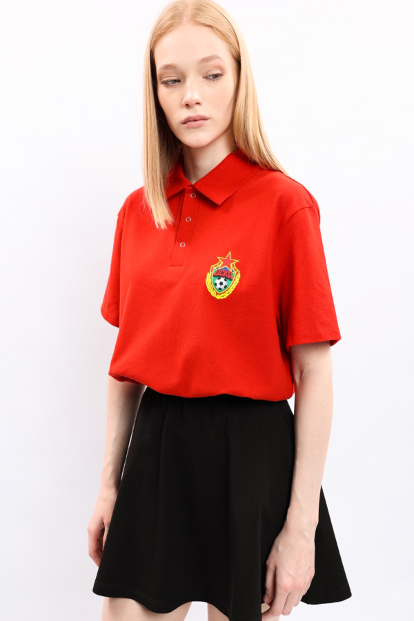 Поло ЦСКА красное