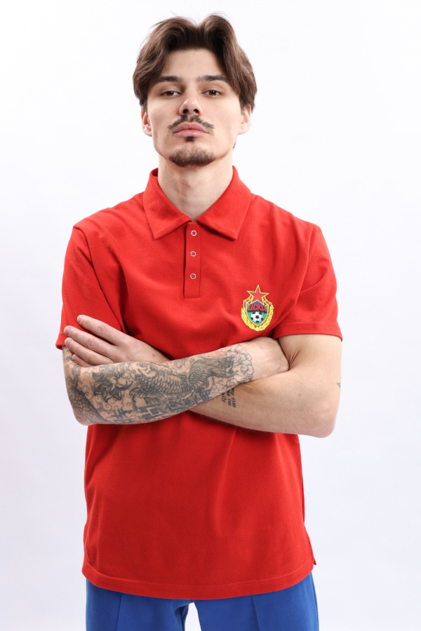 Поло ЦСКА красное