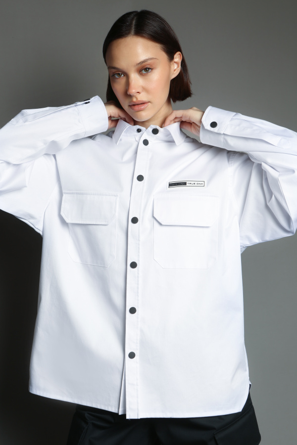 Рубашка-карго белая Woman 