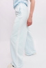 Брюки Палаццо голубые с лампасами
