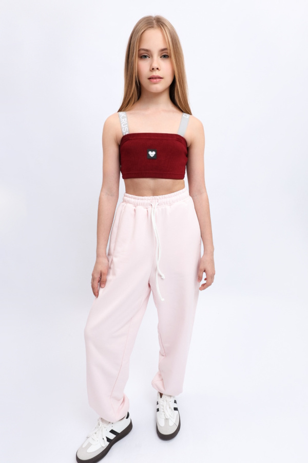 Топ в рубчик красный Топ в рубчик красный